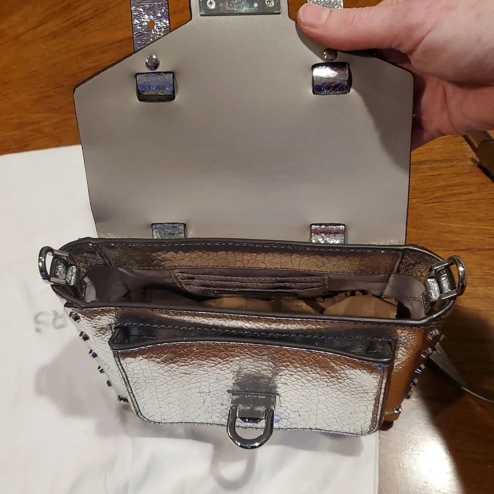 Michael Kors Small Manhattan Bag Crackled Leather